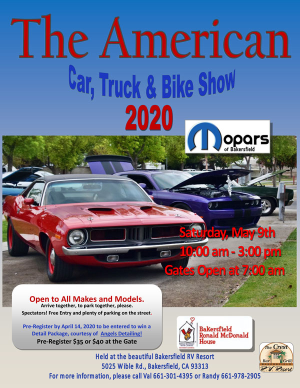 Car Show | MOPARS OF BAKERSFIELD